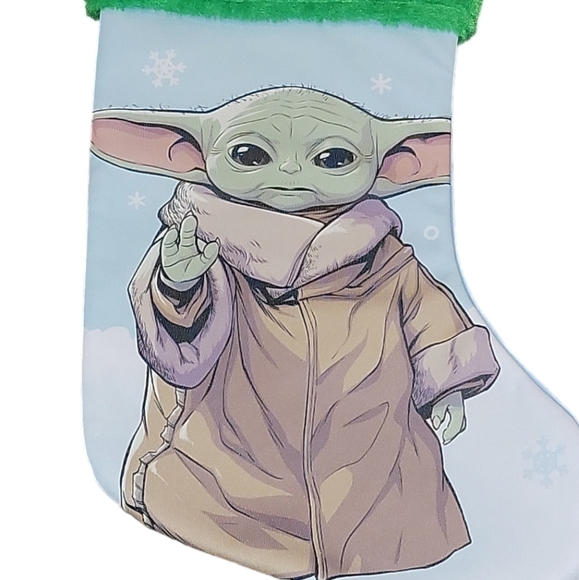 Star Wars Mandalorian Christmas stocking New with tags - Picture 3 of 7